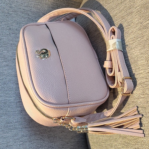 🩷 Gloria Vanderbilt Crossbody Purse! Blush. New With Tags! - Picture 1 of 10